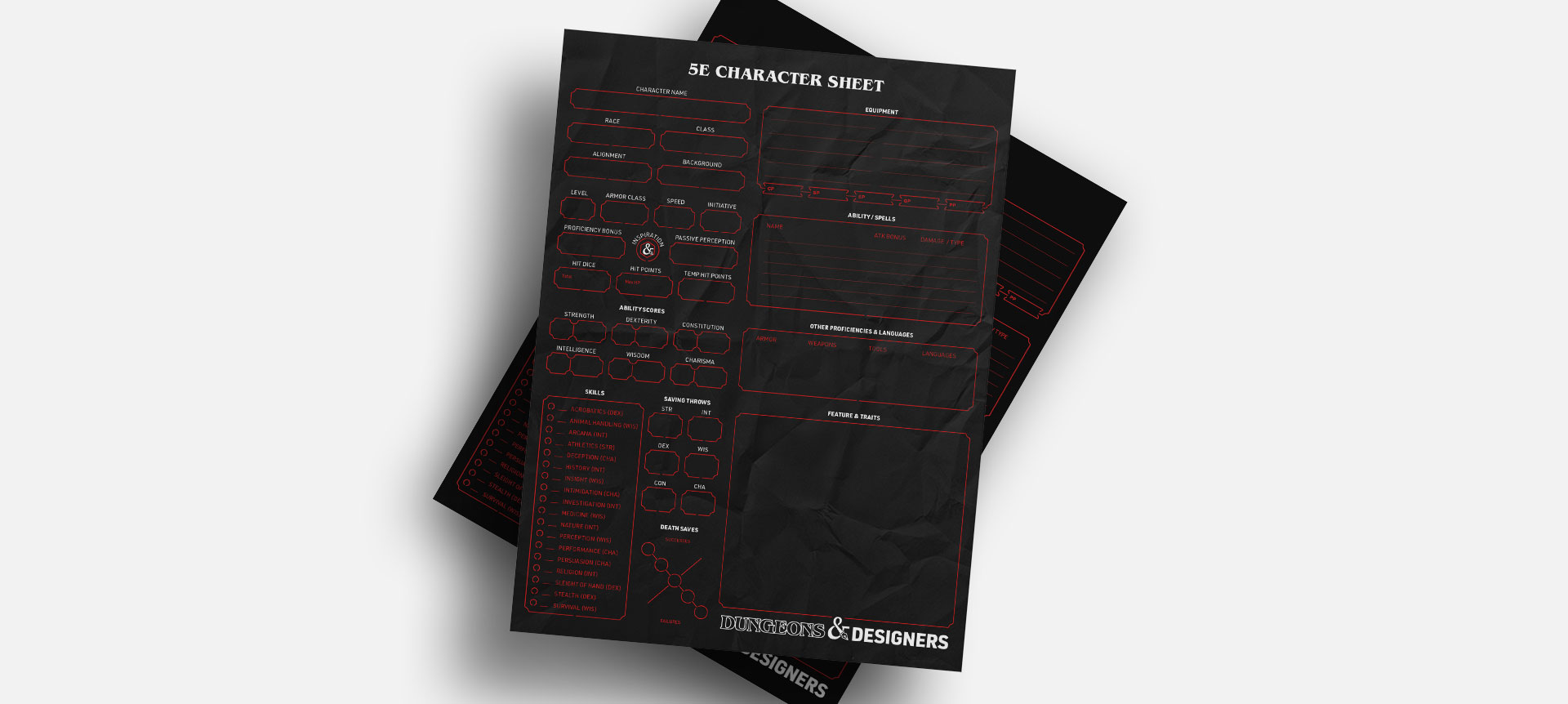 Custom character sheets for Campaign 2