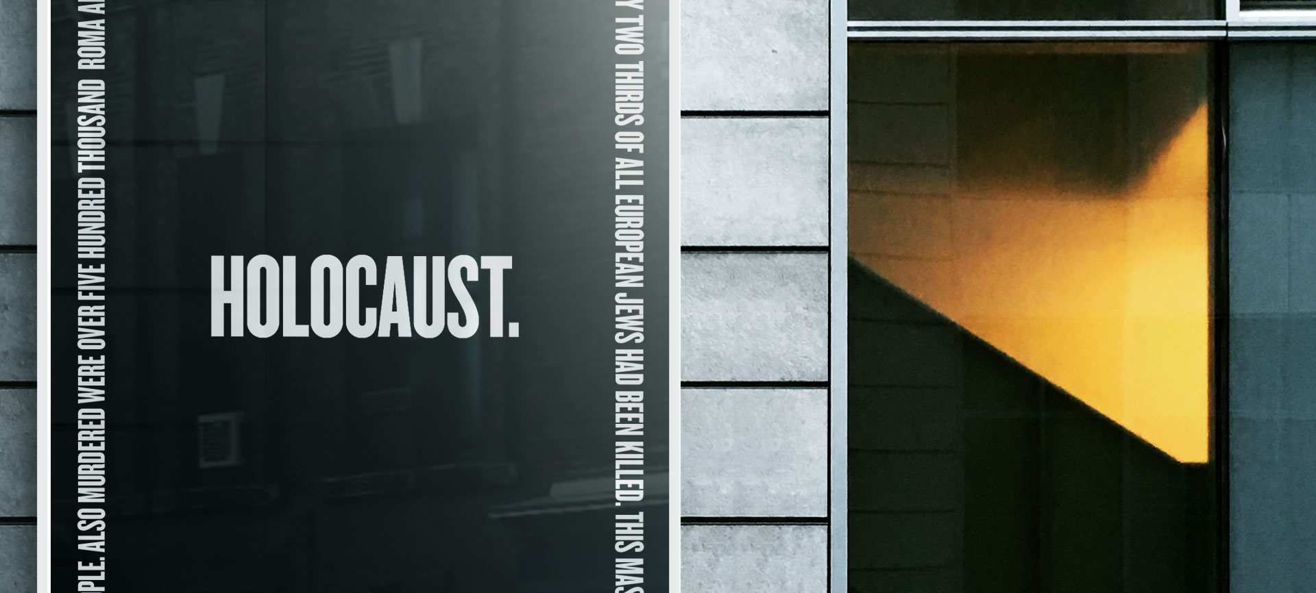 Cropped photo of Holocaust Poster