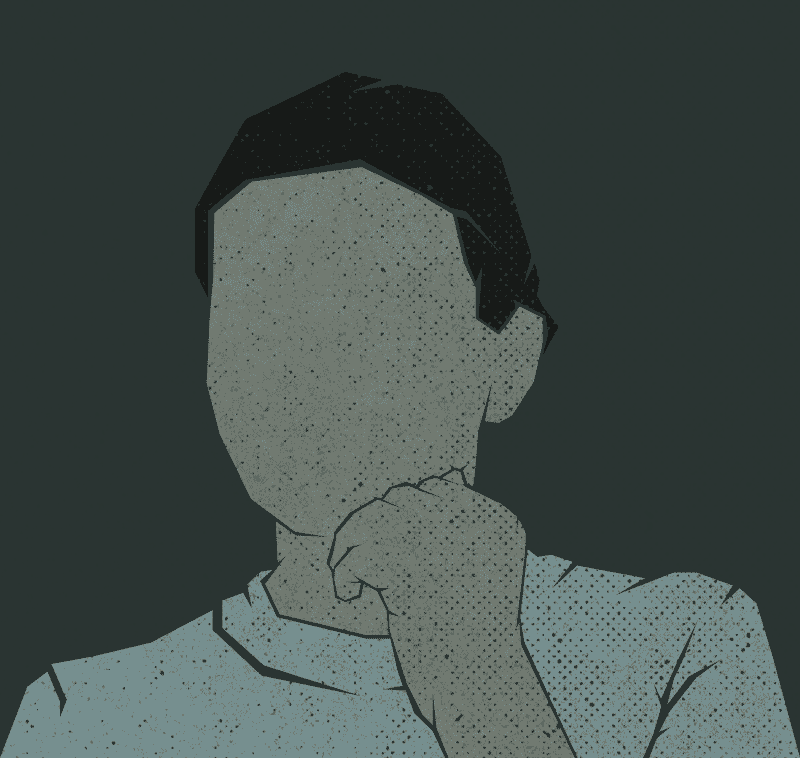 illustration of female human bust