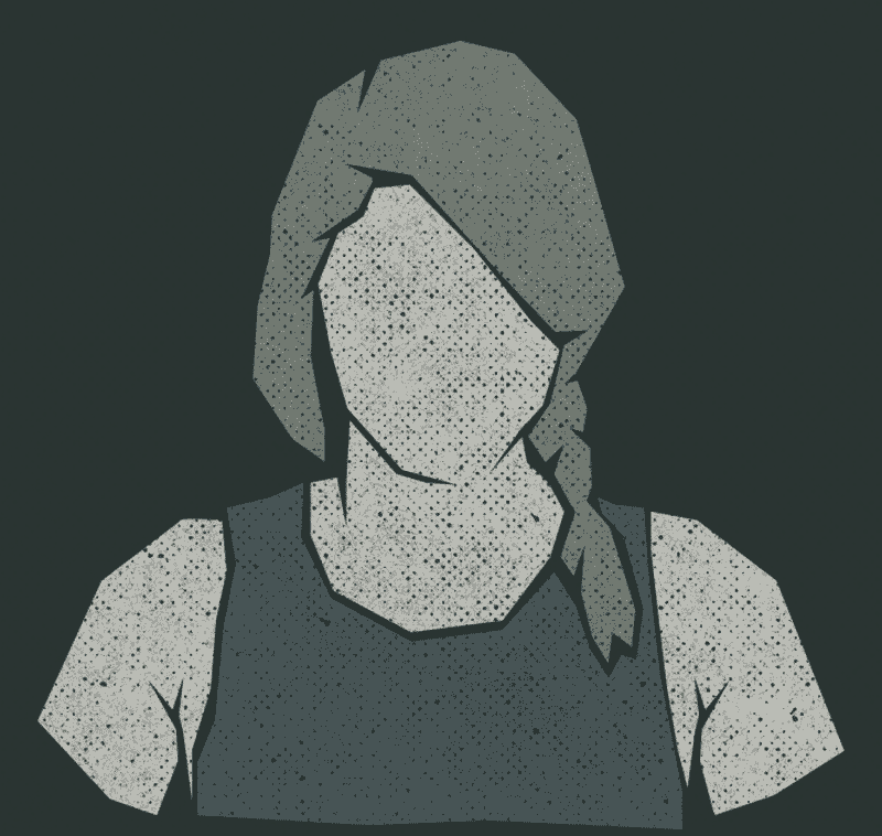 illustration of two human busts